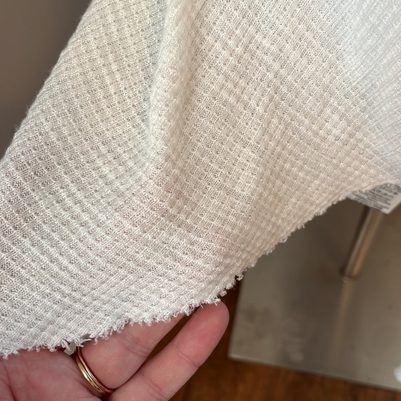 Free People Spring Valley Lace Trim Tunic White Size XS - Picture 7 of 8